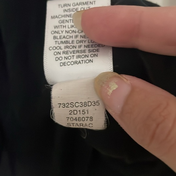 Black Embroidered Top - Picture 6 of 7